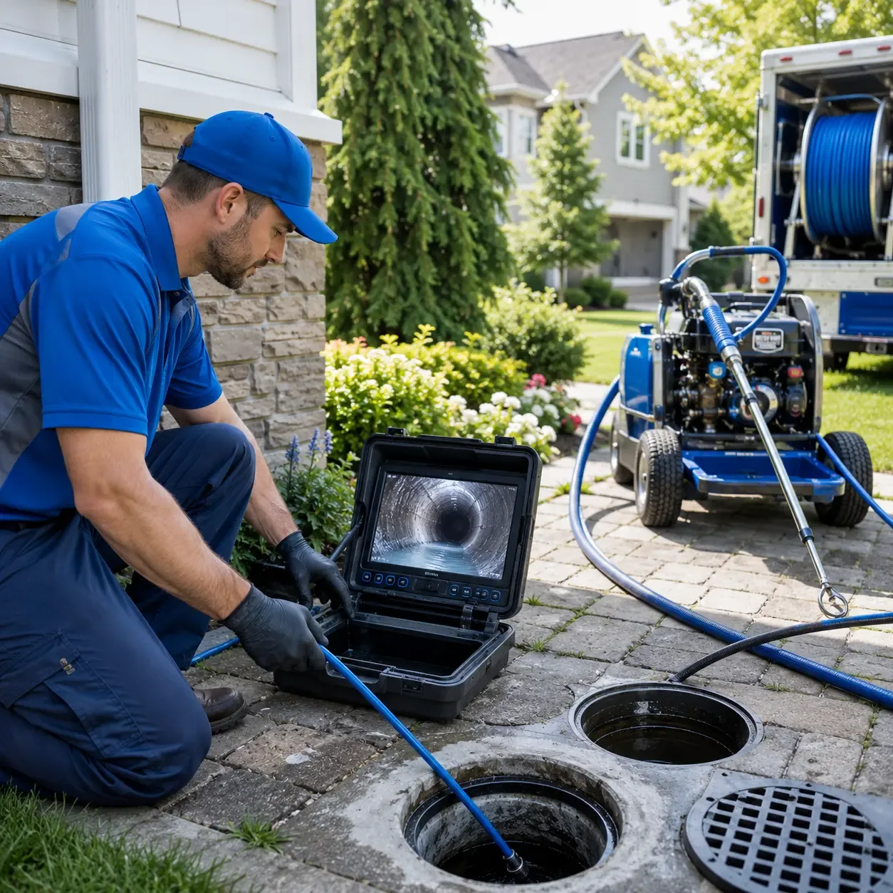 Outdoor drain cleaning professionals serving Strawberry Valley, CA